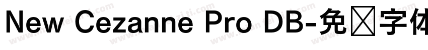 New Cezanne Pro DB字体转换